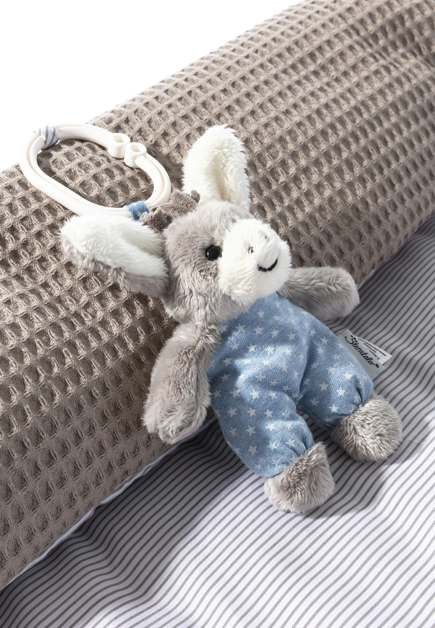 Babynest Esel Emmi in grau