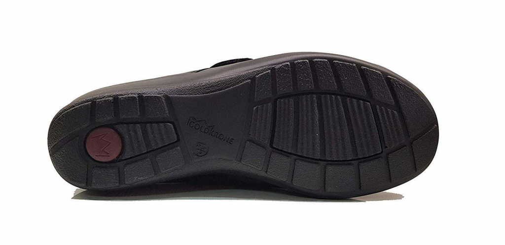 GOLDKRONE Sportliche Slipper schwarz