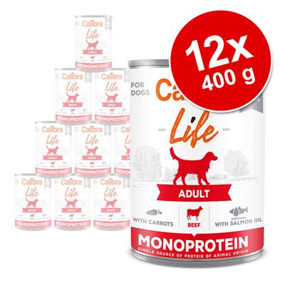 Sparpaket Calibra Dog Life Adult 12 x 400 g