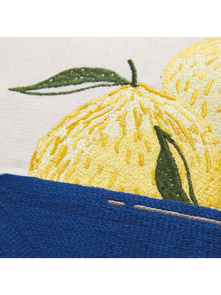 Tom Tailor Zierkissenhülle LEMONS in Gelb günstig kaufen 40 x 40 cm