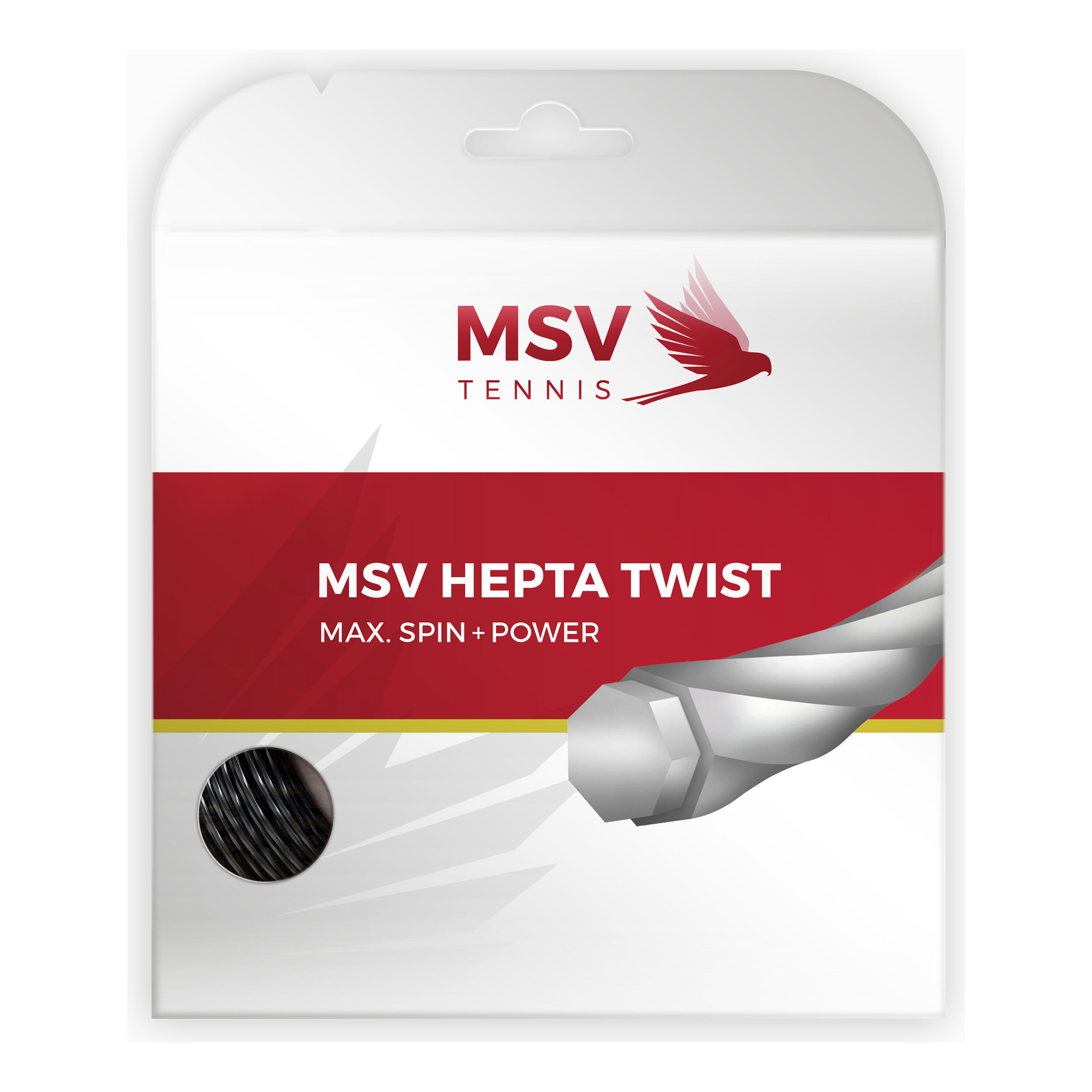 Hepta - Twist Saitenset 12m - Schwarz