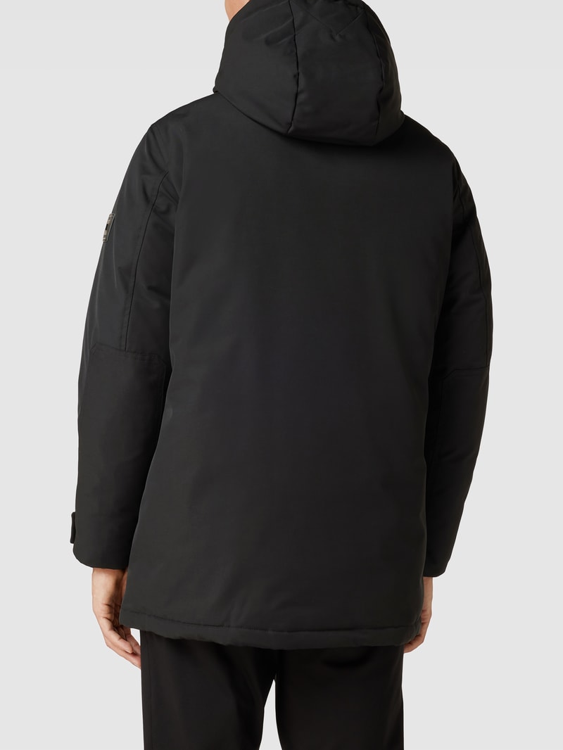 Daunenjacke mit Brusttaschen Modell 'ROCKIE' in schwarz