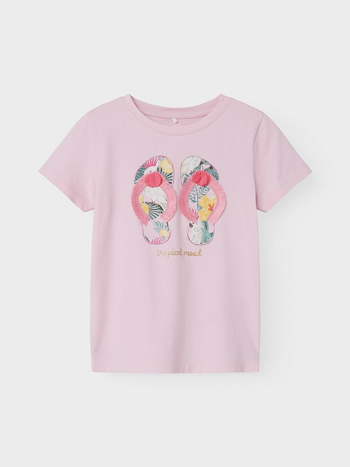 name it 2er-Set: Shirts in Rosa/ Creme günstig kaufen