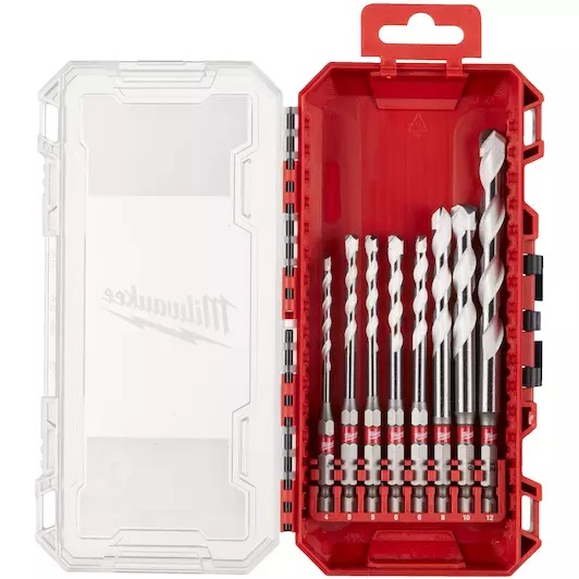 Set di punte per trapano multifunzione Milwaukee Accessories 4932493871 SHOCKWAVE, set da 8 pezzi