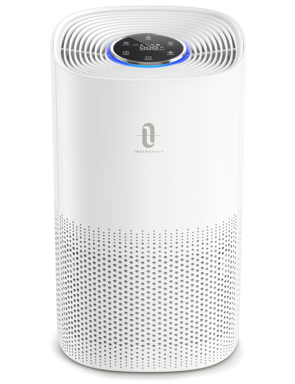 TaoTronics TT-AP005 Luftreiniger (weiß, 3-in-1 True HEPA H13 Filter, 99,97% Filterleistung, Auto-Modus)