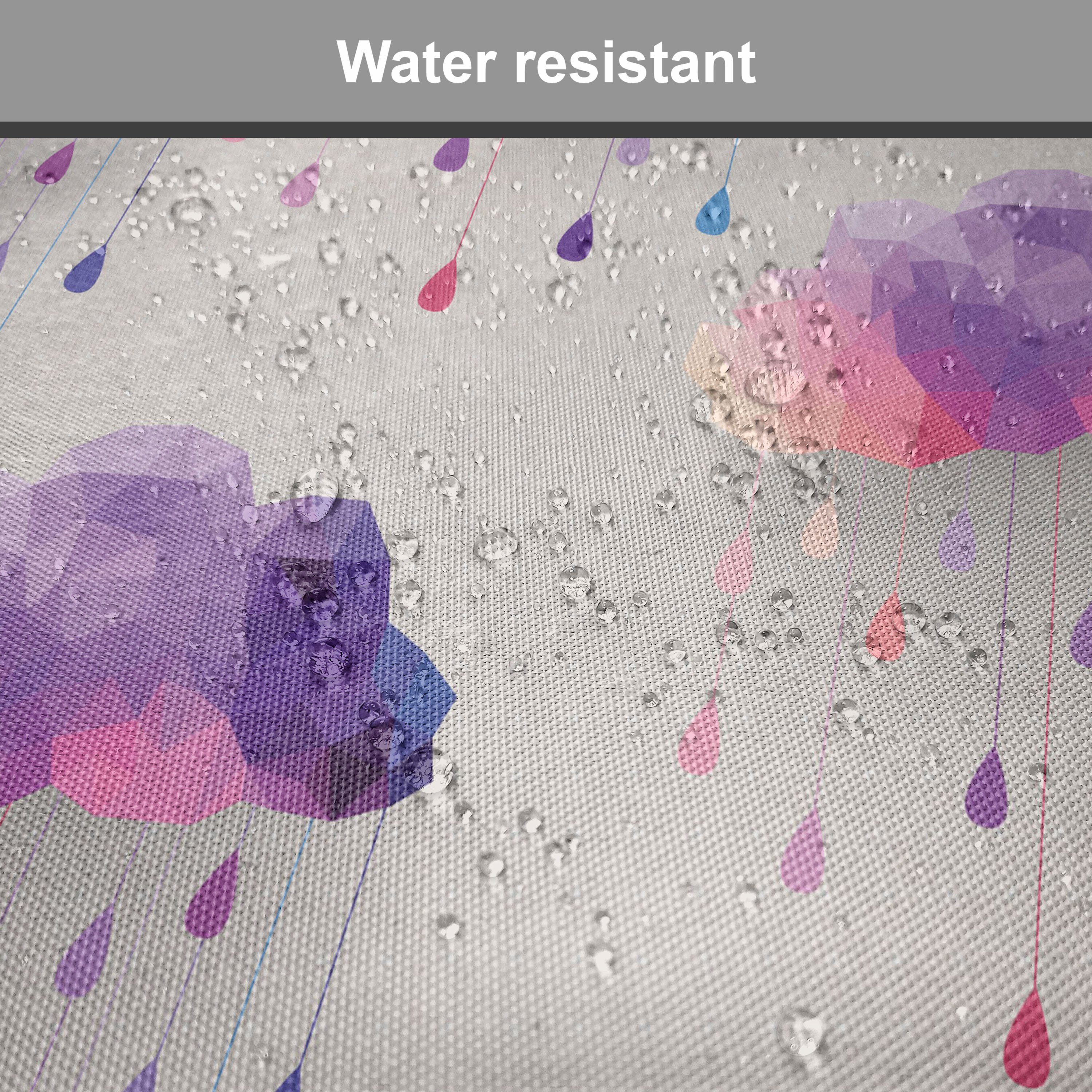 Abakuhaus Stuhlkissen Dekoratives wasserfestes Kissen mit Riemen für Küchensitze, Retro Geometrisches Mosaik Dots