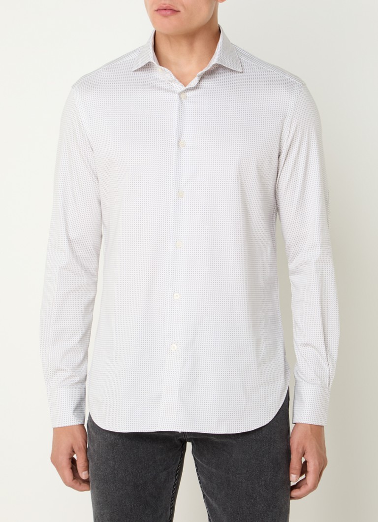Camicia stampata a vestibilità classica Emporio Armani