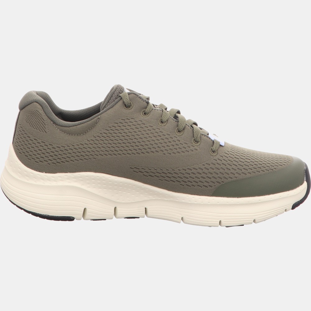 SKECHERS Freizeit Schnürer grün Skechers Arch Fit
