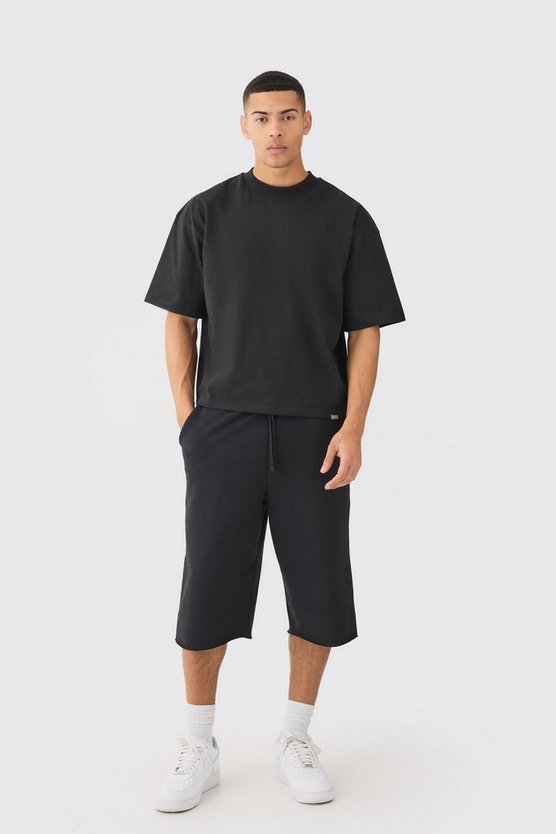 Kastiges Oversize T-Shirt & Shorts