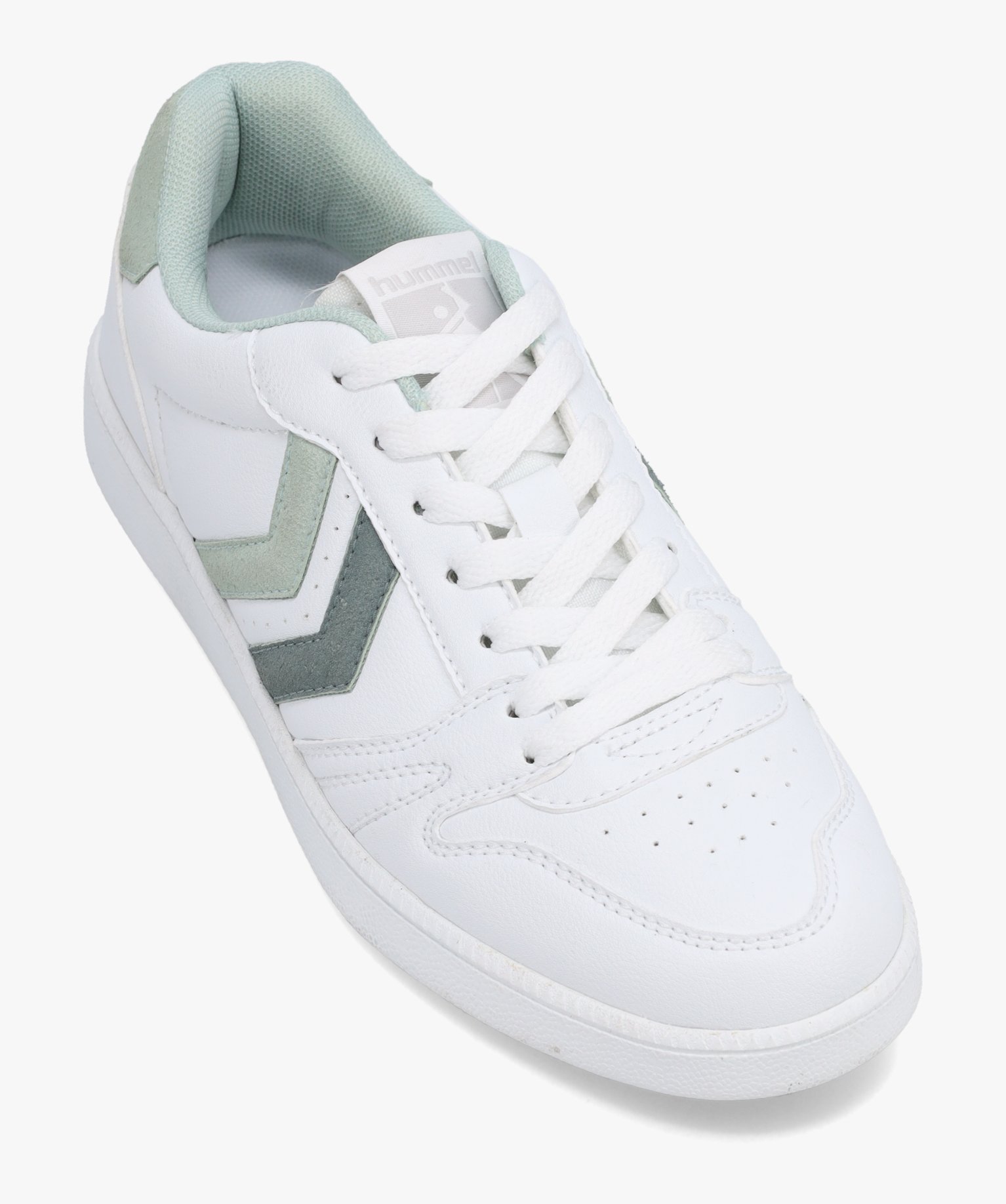 Baskets femme à bandes contrastantes – Hummel HandPerfekt blanc | GEMO