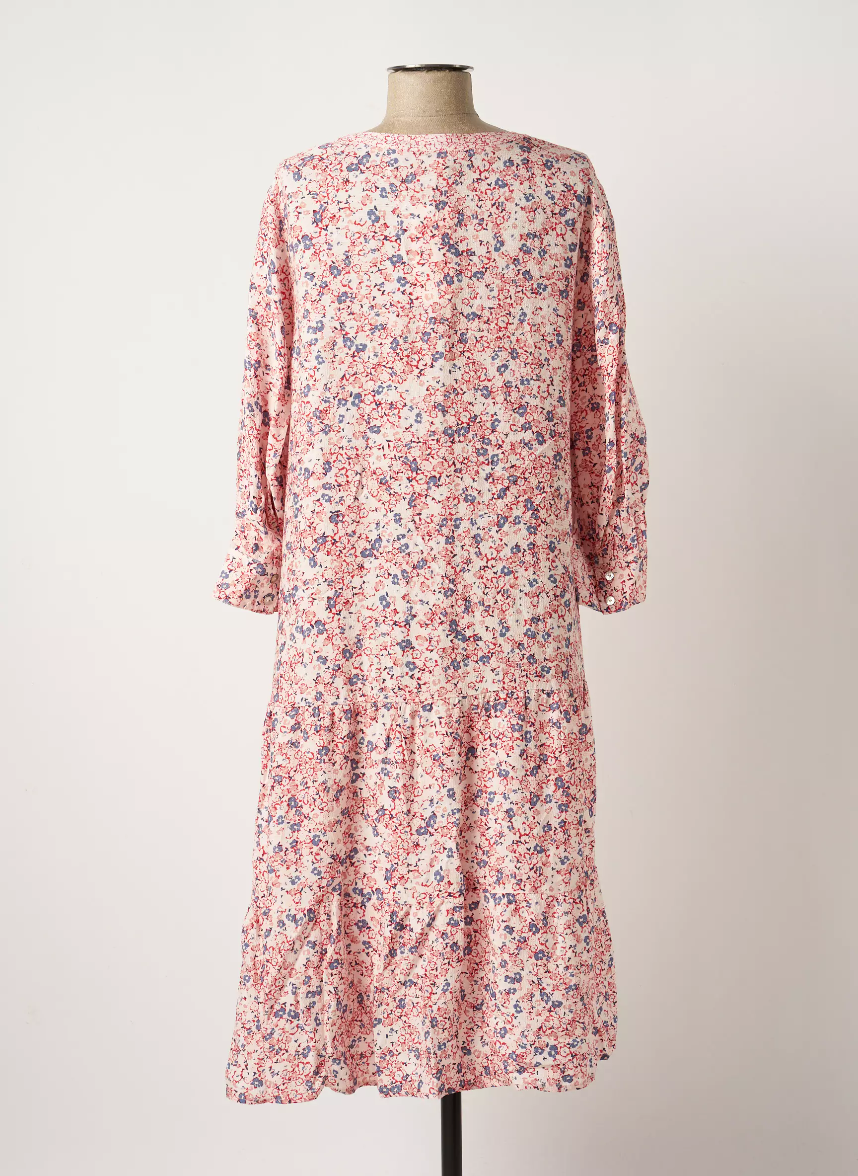 S Oliver Robes Mi Longues Femme couleur rose
