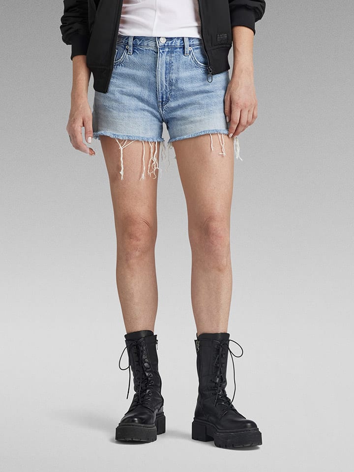 G-Star Jeans-Shorts in Hellblau günstig kaufen