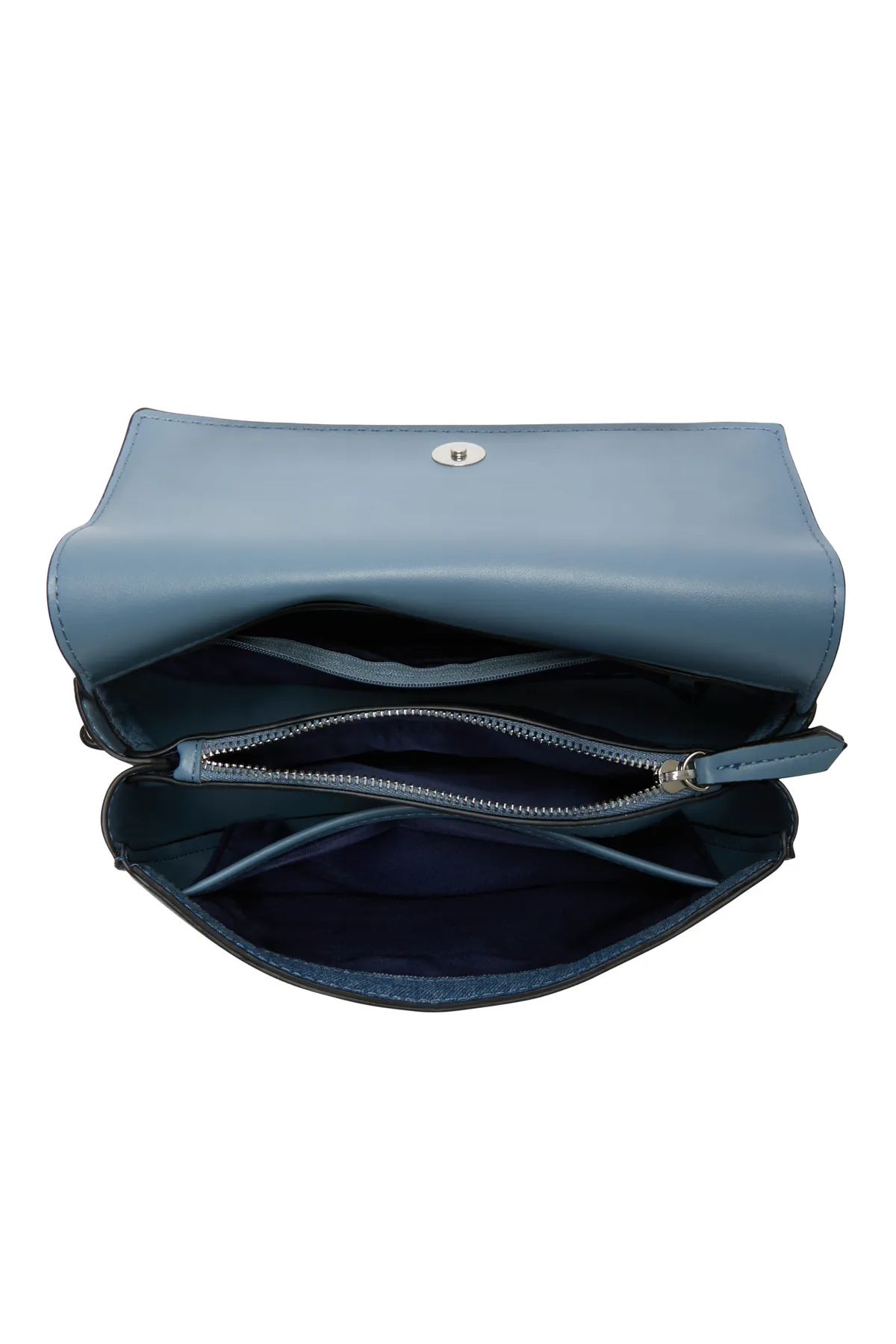 1'ASLAN  Valentino Bags Bigs Damen Umhängetasche Blau Vbs7so02redenim