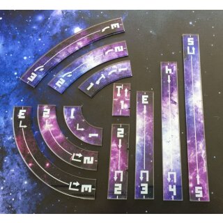 X-Wing 2.0 Manöverschablonen – Odera (11 teilig)