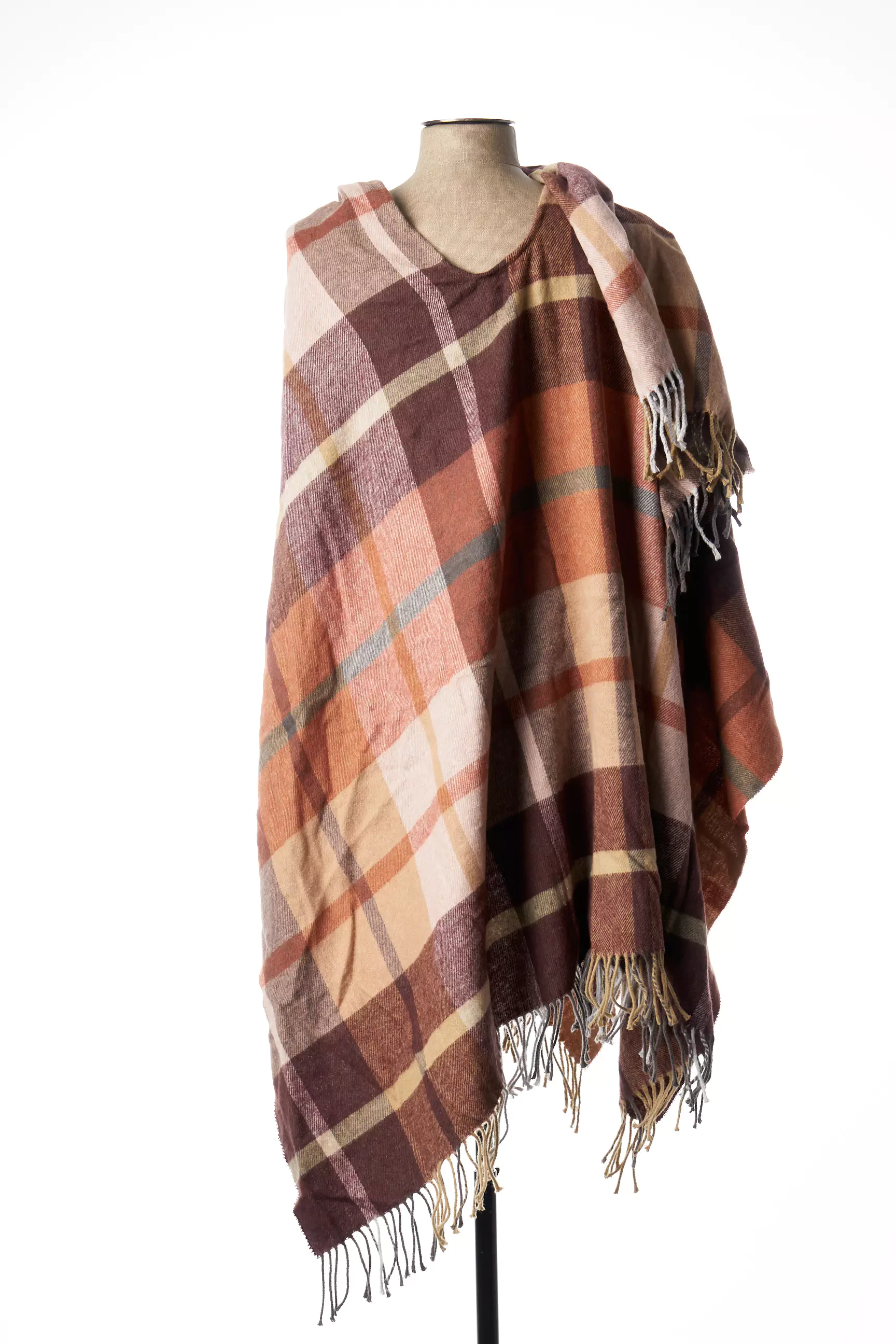 La Fee Maraboutee Ponchos Femme couleur marron