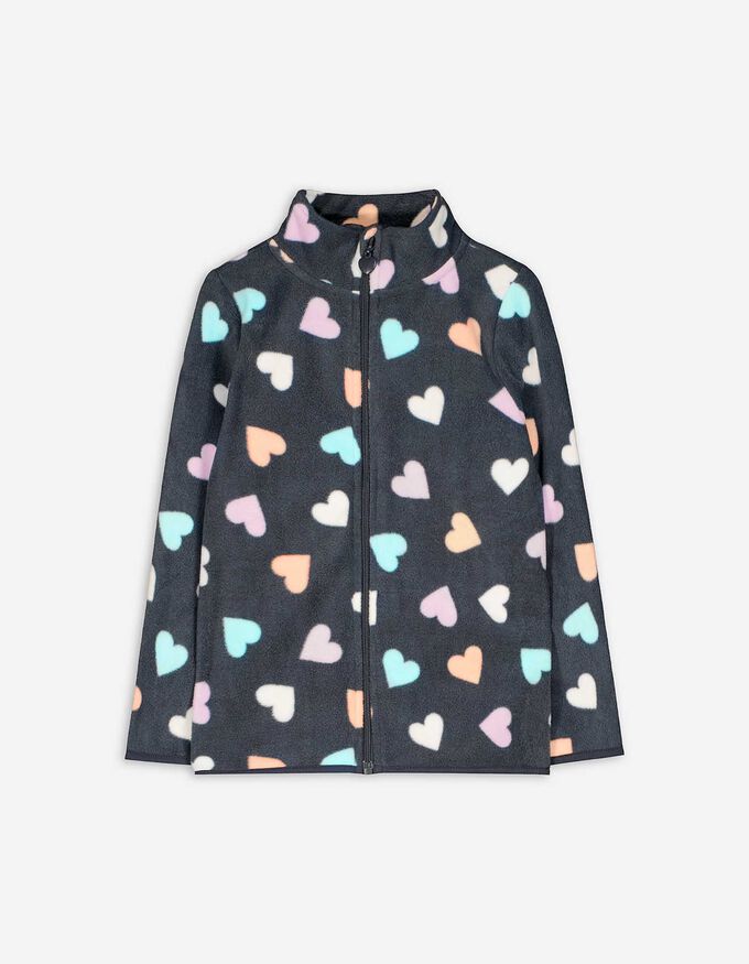 Fleecepullover - Allover-Print