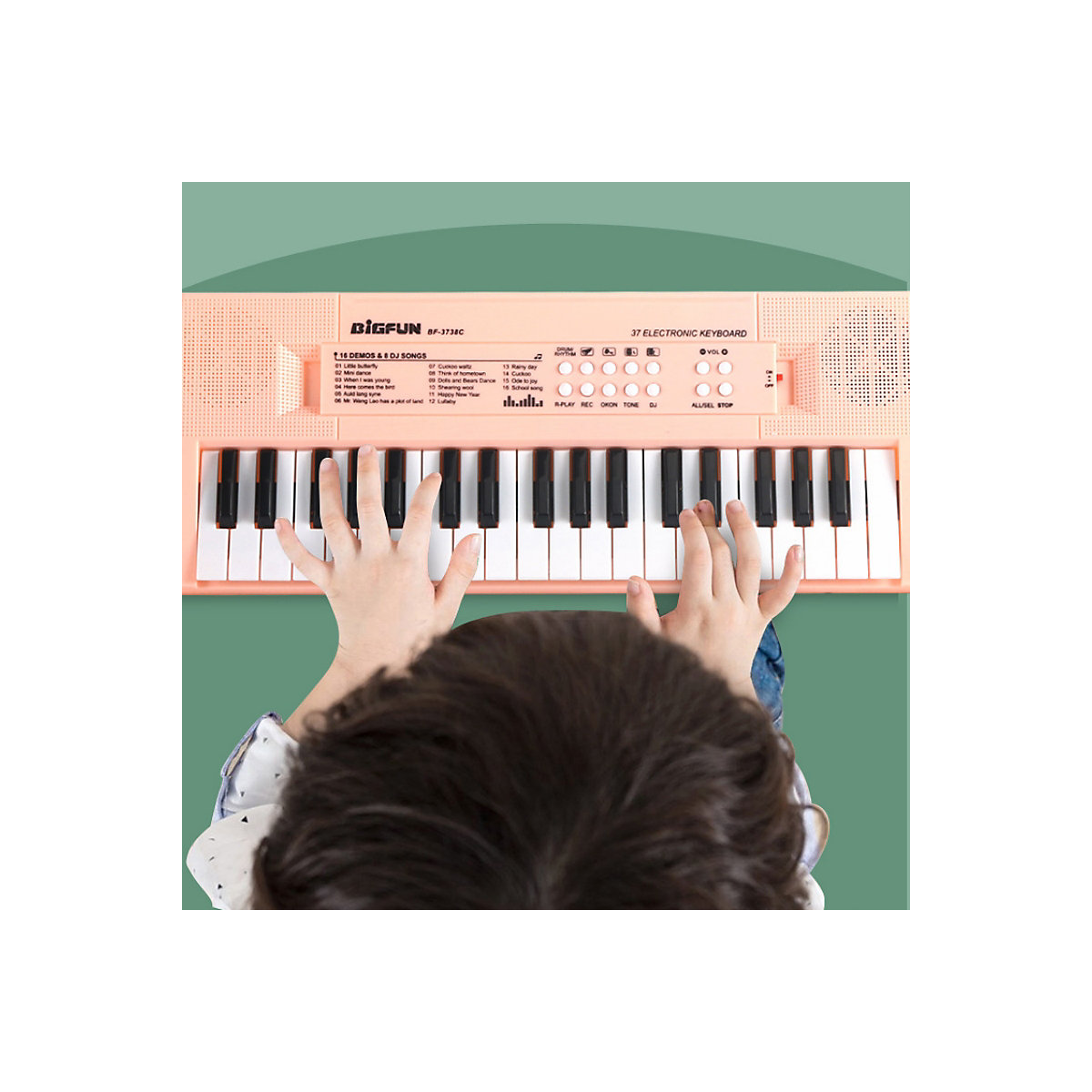 Kinderspielzeug mit Mikrofonmusik für Anfänger Multifunktionales elektronisches Tastatur-Kinderspielzeug