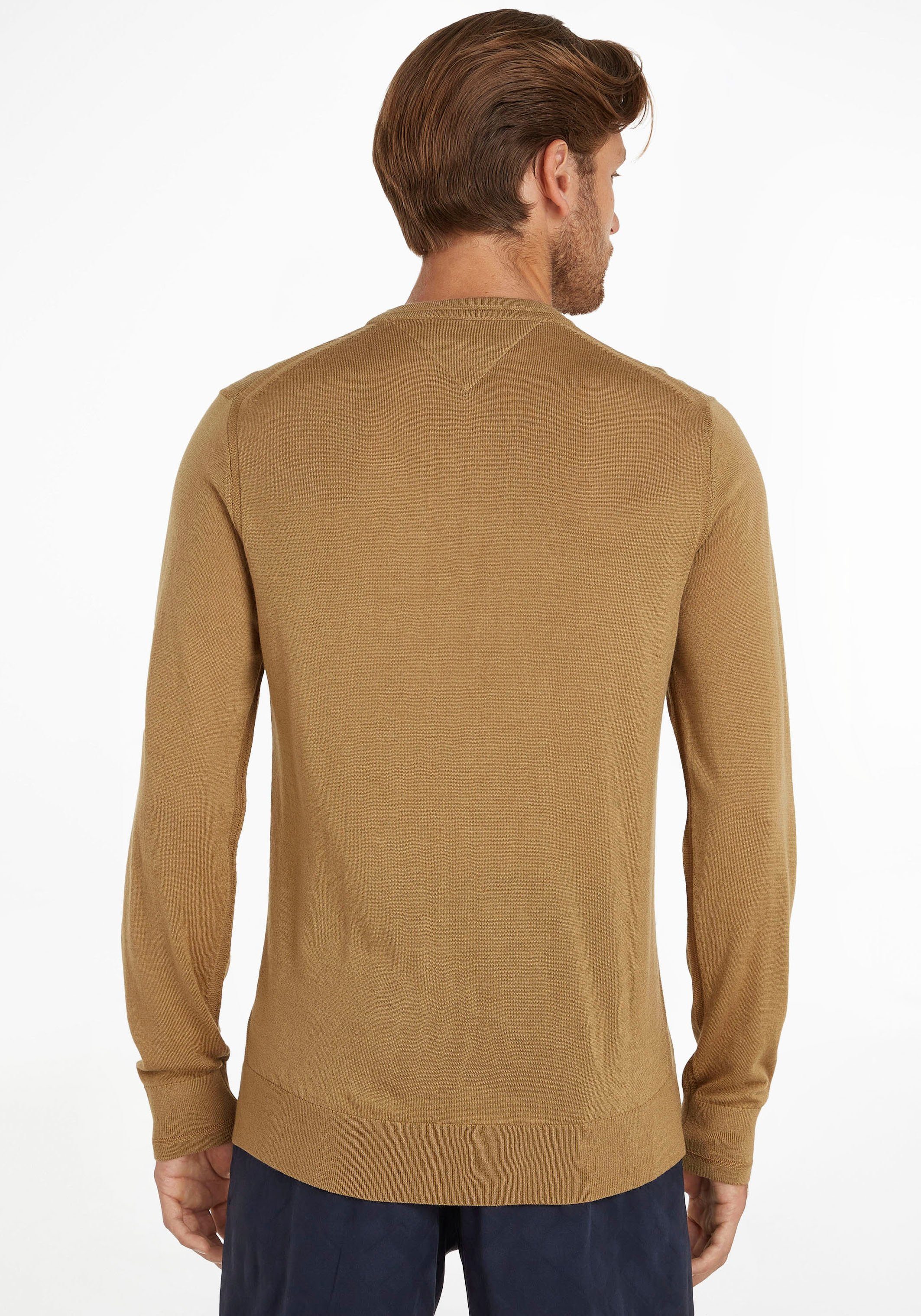Tommy Hilfiger TAILORED Strickpullover LUXURY WOOL SILK BLEND CREW NECK