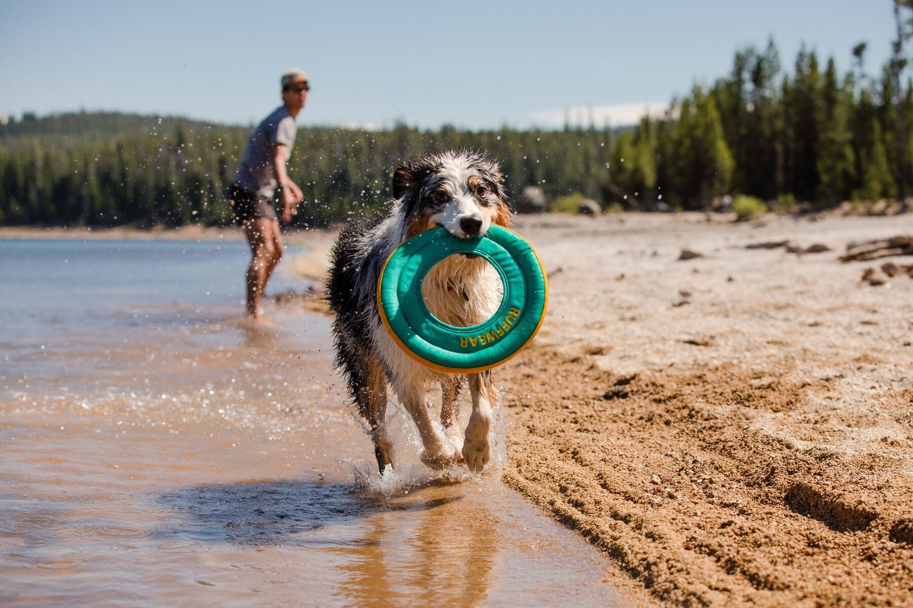 Ruffwear Wasserspielzeug Ruffwear Hydro Plane™ Spielzeug L blau/ türkis