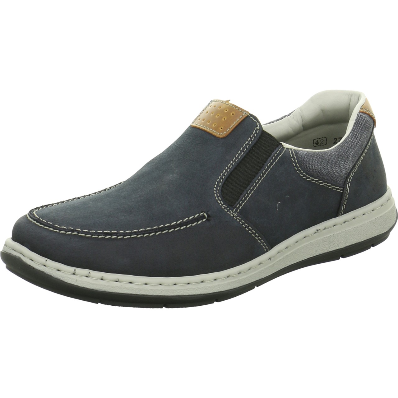 RIEKER Komfort Slipper blau