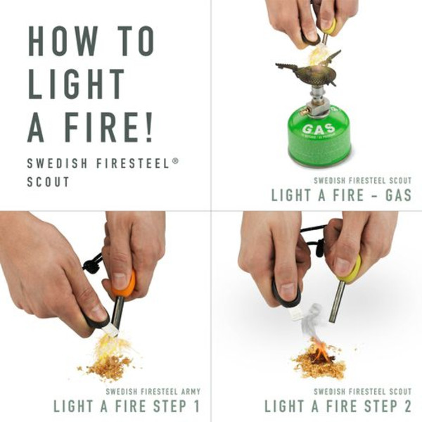 SWEDISH FIRESTEEL SCOUT 2IN1 - Feuerstarter