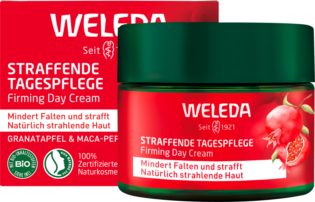 Gesichtscreme straffend Granatapfel & Maca-Peptide, 40 ml