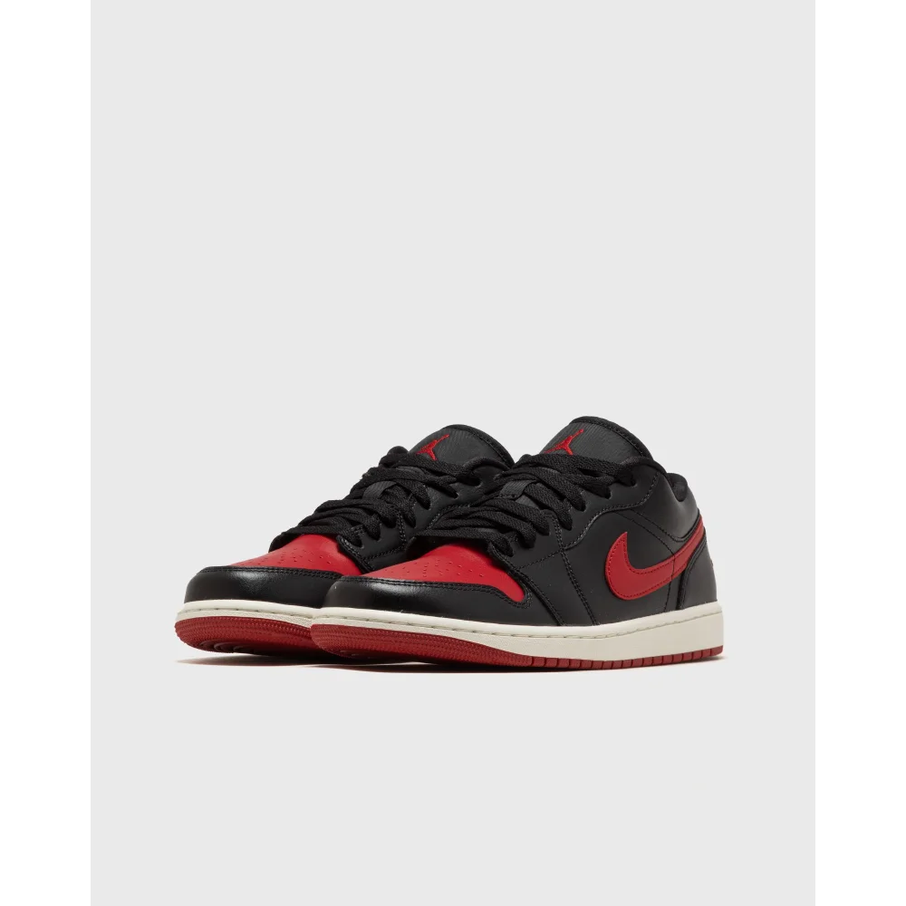 NIKE JORDAN 1 Low WMNS Bred Sail DC0774-061 / schwarz
