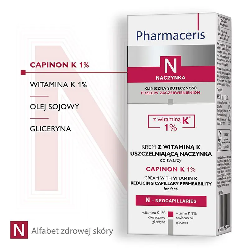 Pharmaceris N Capinon K 1% krema sa vitaminom K