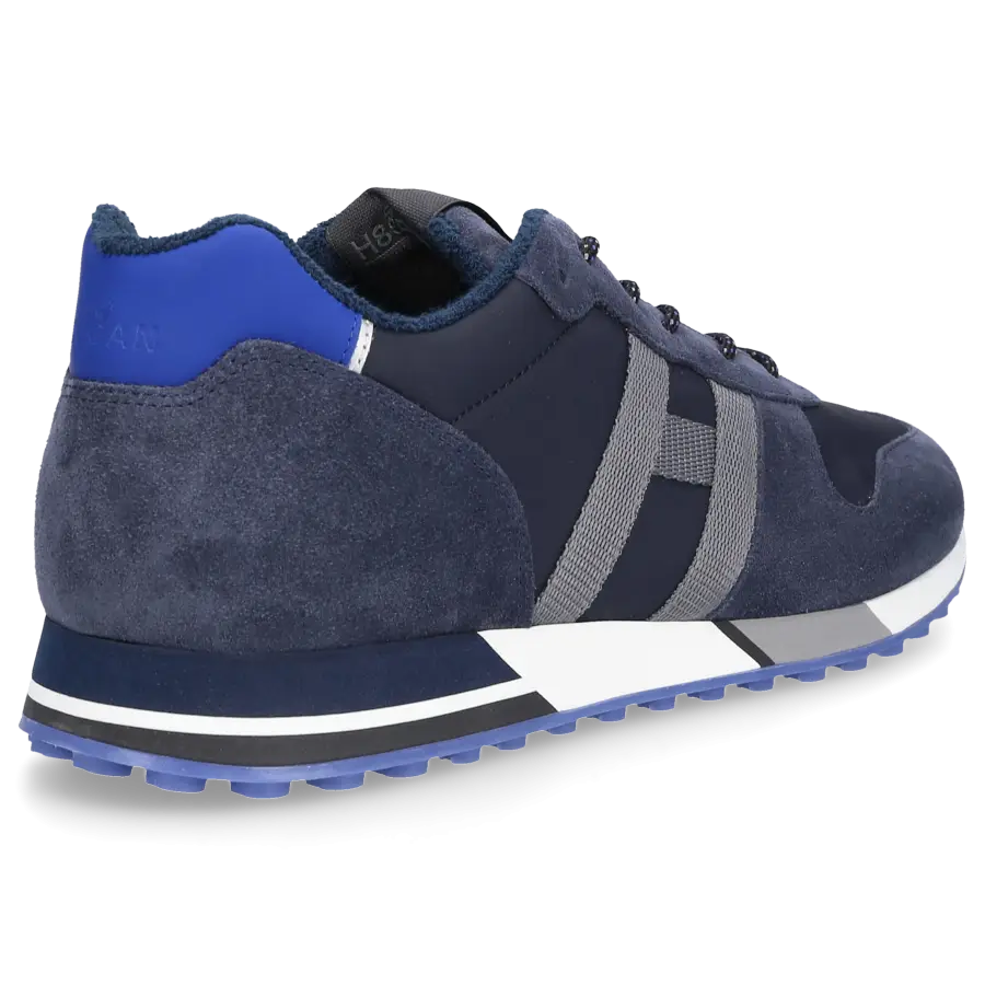 Hogan - Sneaker low H383 Veloursleder - blau
