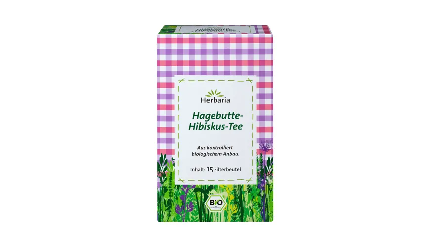 Herbaria Hagebutte-Hibiskus-Tee bio 15 Filterbeutel 30 g