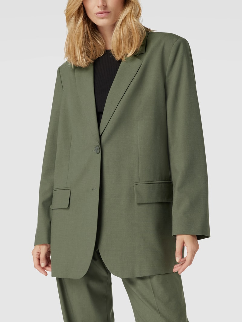Longblazer mit Reverskragen - Ana Johnson X P&C in khaki
