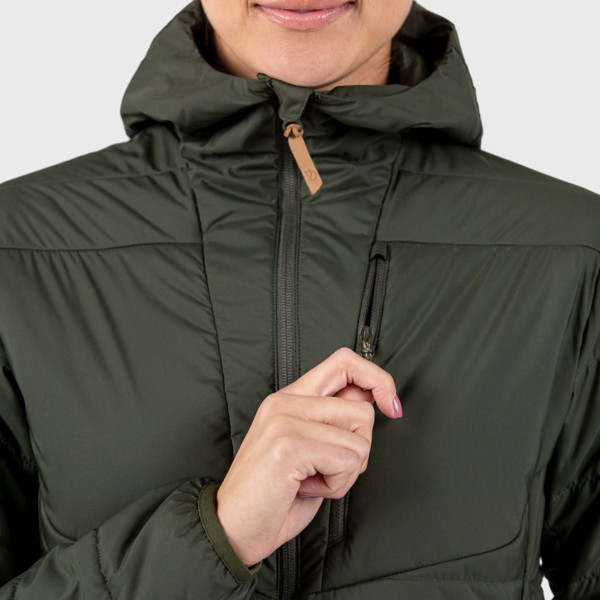 KEB PADDED HOODIE W Damen - Übergangsjacke