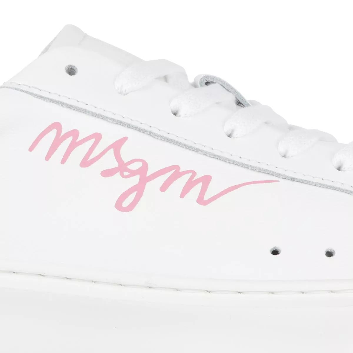 MSGM Freizeit Schnürer lila/pink Low-Top Sneaker