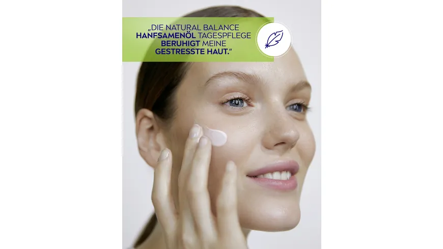 NIVEA Natural Balance Bio Hanfsamenöl Beruhigende Tagespflege 50 ml