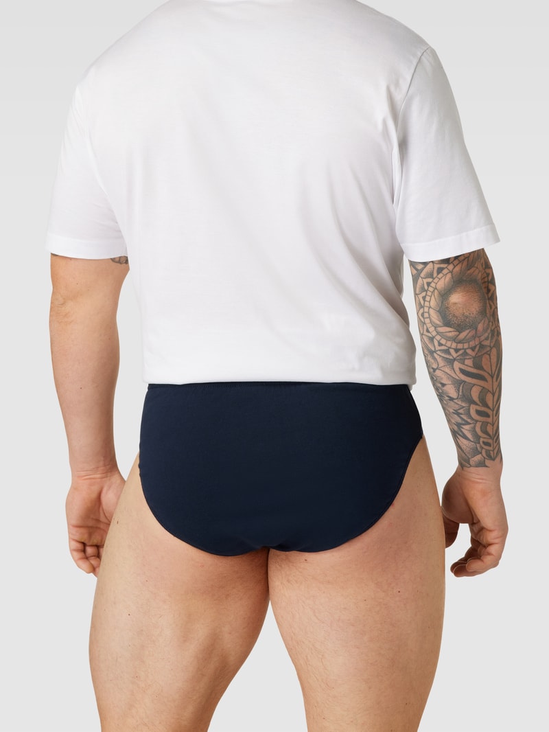 PLUS SIZE Slip im 3er-Pack Modell 'DAYTONA' in blau