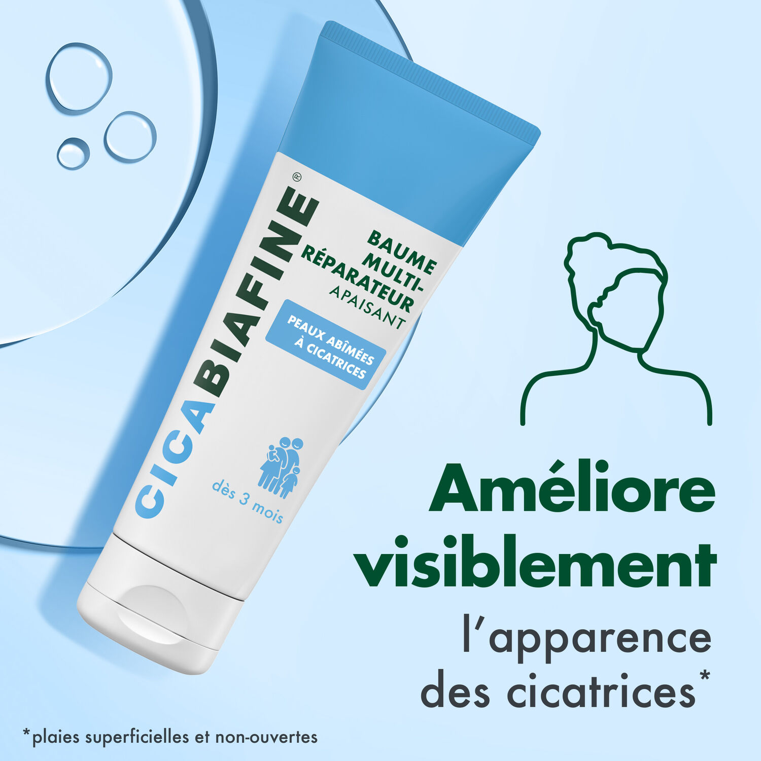 Cicabiafine Baume multi-réparateur CICABIAFINE® Baume multi-réparateur apaisant 100ml