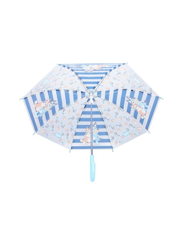 COFI 1453 Bluey Stockregenschirm 71 cm Durchmesser, Ideal für Kinder in Blau günstig kaufen onesize