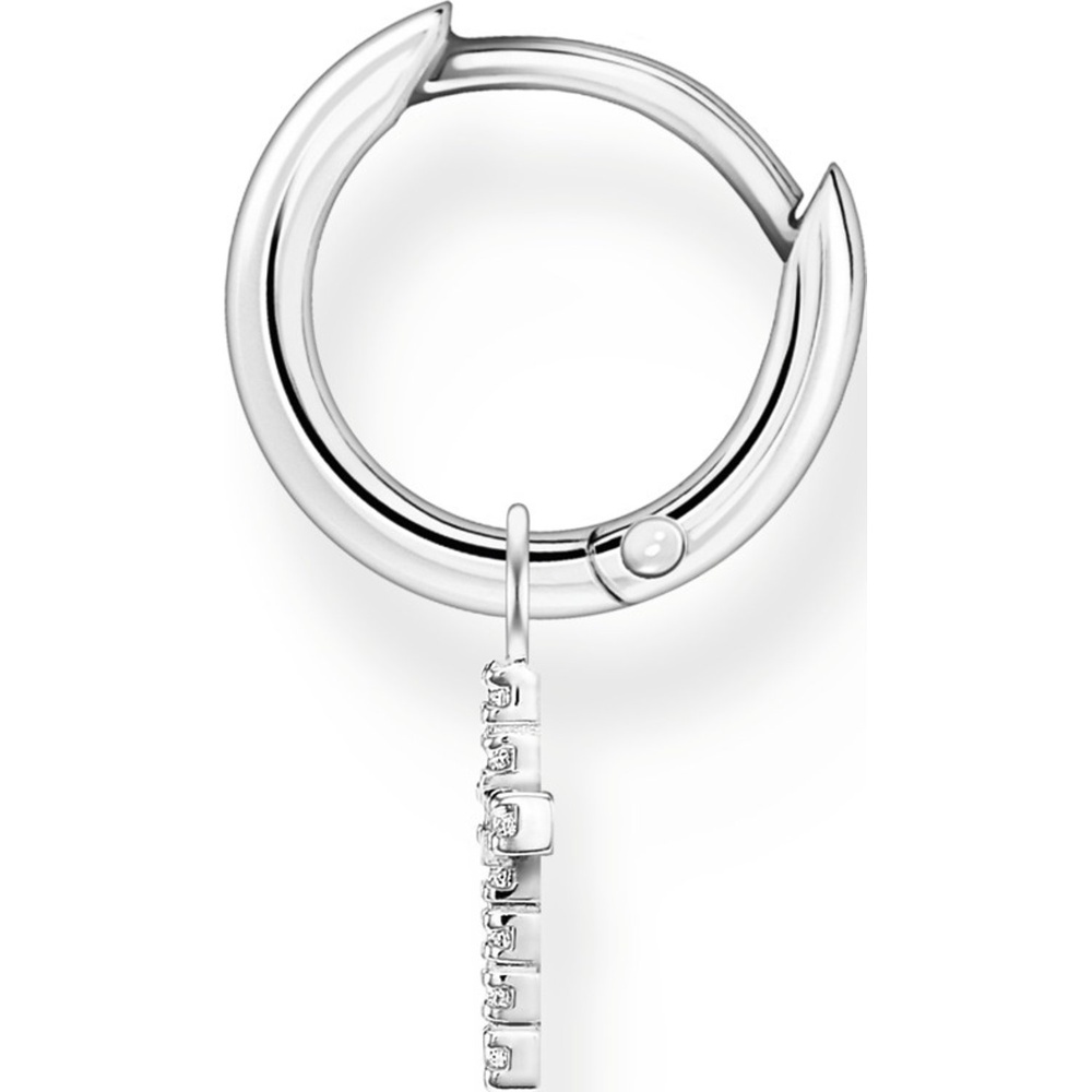 Thomas Sabo Boucle d'oreille unique 925 Argent Boucles d'oreilles