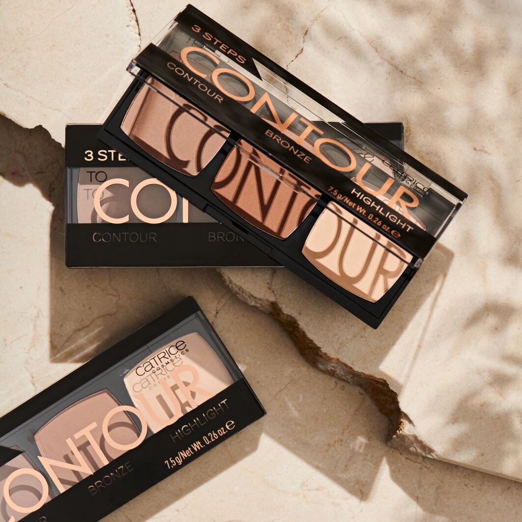 Paleta do konturowania Catrice 3 Steps To Contour 010 Allrounder