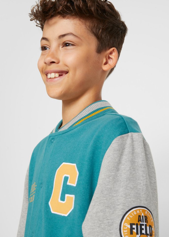 Jungen College Sweatjacke