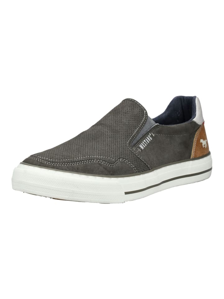 Mustang Slipper in Grau günstig kaufen