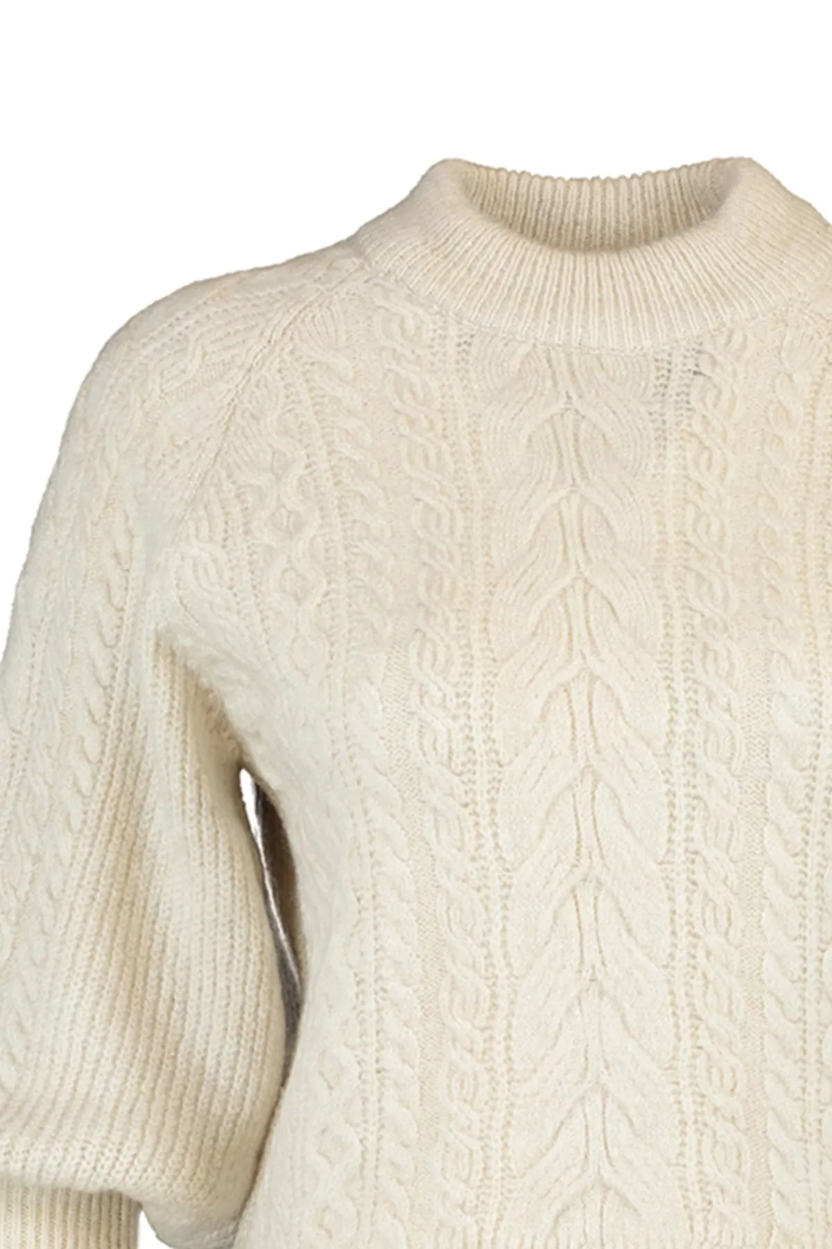 Trendyol Collection  Steinweicher, strukturierter Zopfpullover aus Haar TWOAW21KZ0109
