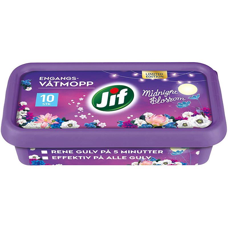 Jif Engangsmopp 10-pk Jif Midnight Blossom