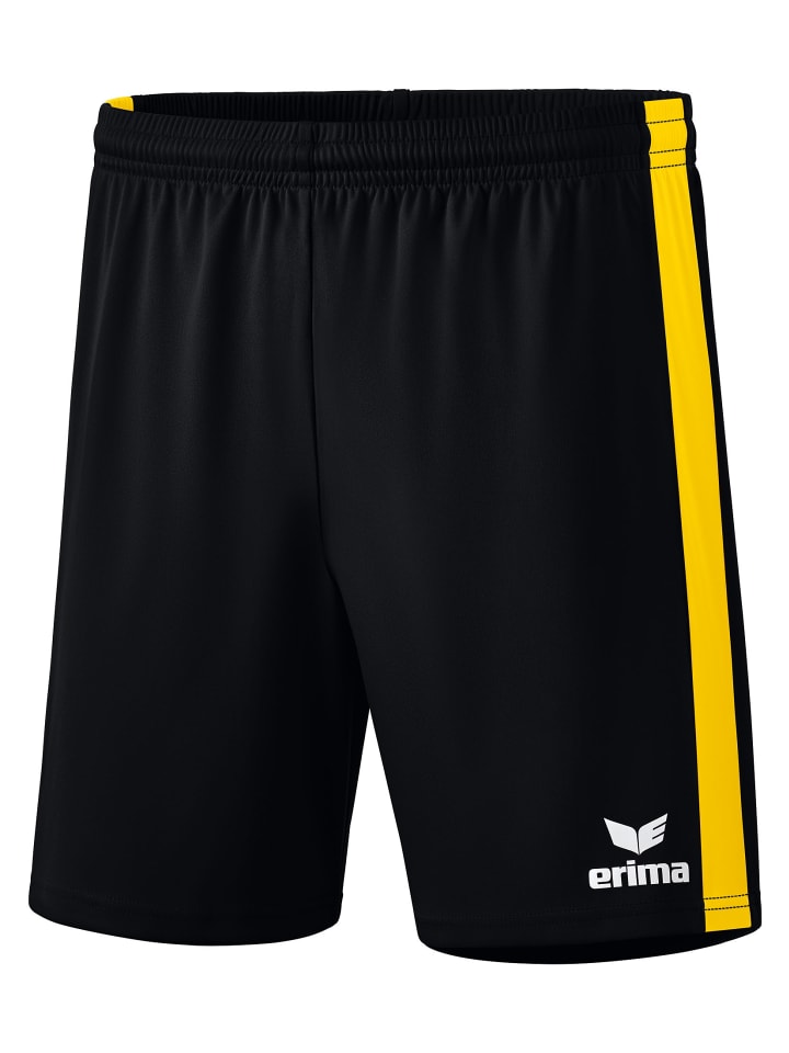 erima Retro Star Shorts in schwarz/gelb günstig kaufen