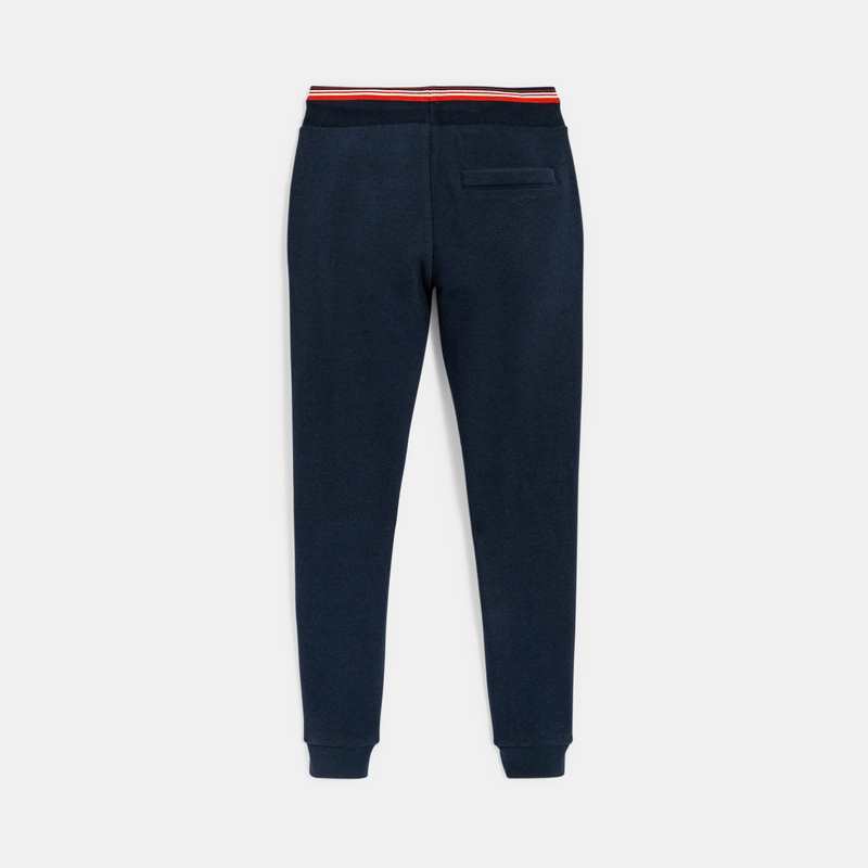 Pantalon de jogging en molleton bleu garçon