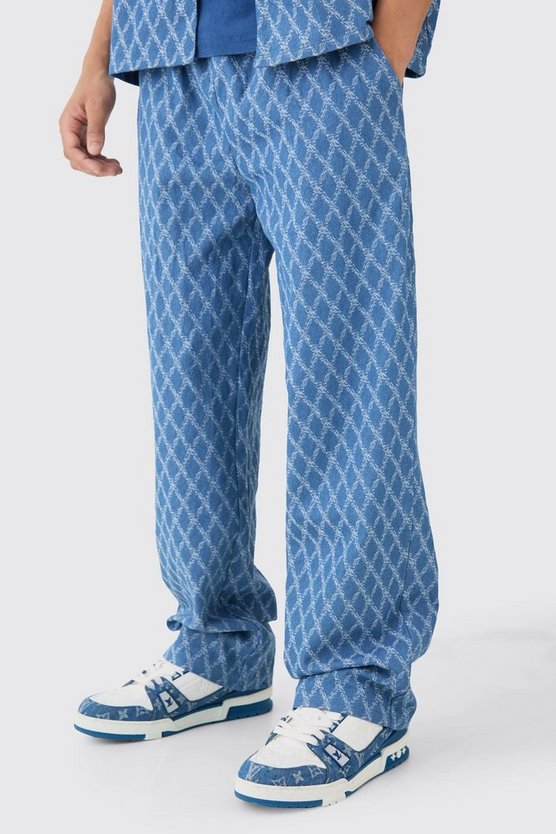 Lockere Jeans mit elastischem Bund
