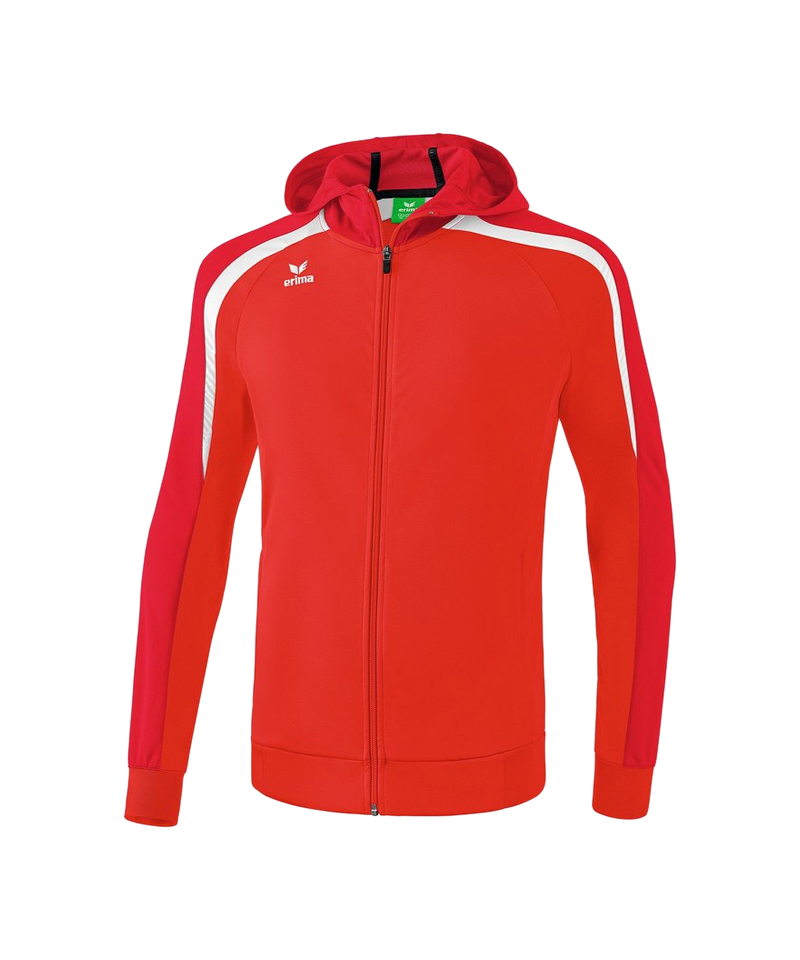 Erima Liga 2.0 Kapuzenjacke Rot Weiss