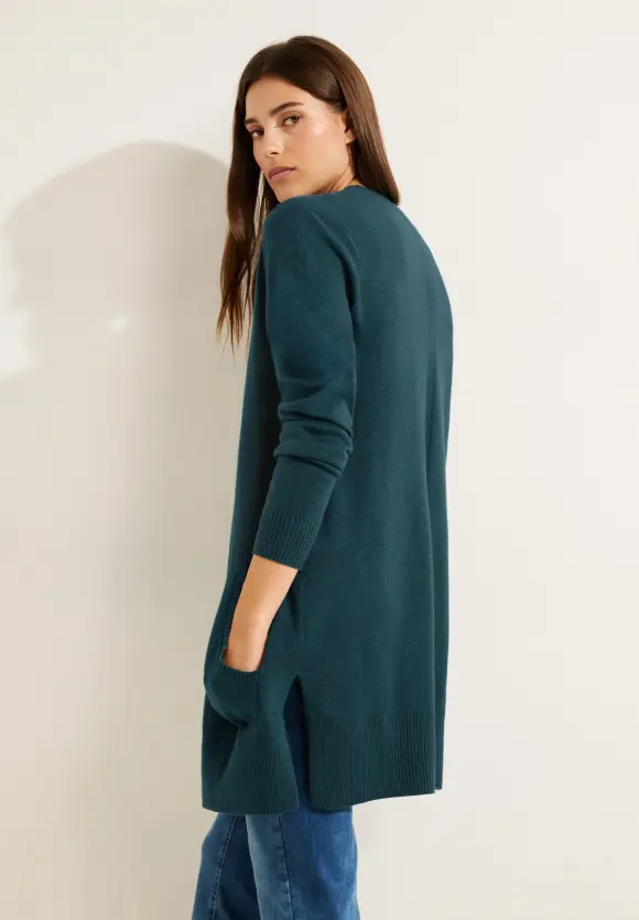 CECIL Cosy Melange Strickjacke