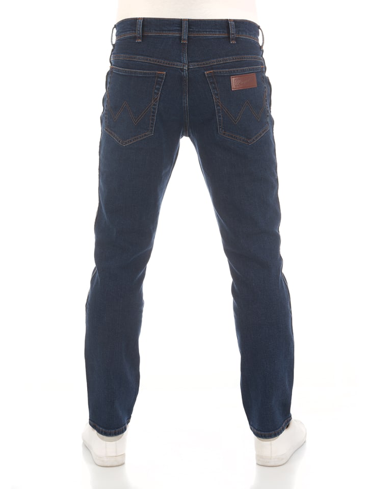 Wrangler Jeans Texas Slim Stretch slim in Blau günstig kaufen