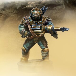 Piston (harpoon gun and metallic armour)